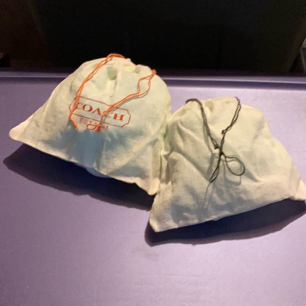 Coach cloth linen drawstring dust bags - Picture 12 of 12